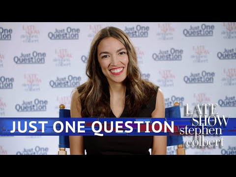 Just One Question With Rep. Alexandria Ocasio Cortez