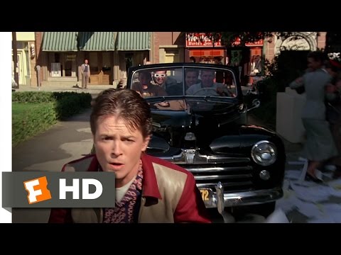 Back to the Future (7/10) Movie CLIP - Skateboard Chase (1985) HD