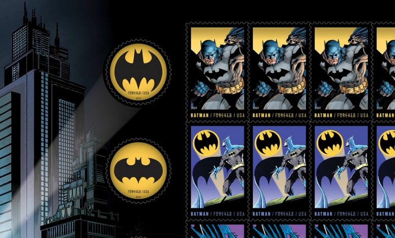 Batman USPS Stamps