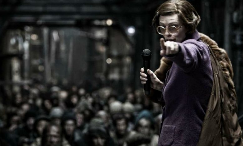 Snowpiercer with Tilda Swinton