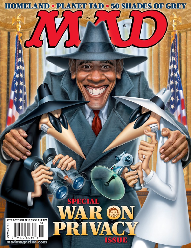 MAD Magazine 523 Cover Obama Spy