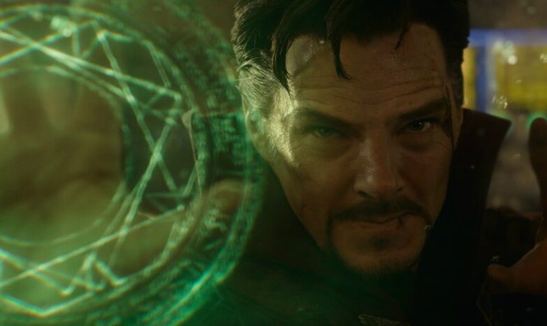 A close up of Benedict Cumberbatch in Doctor Strange