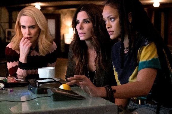 oceans 8 sarah paulson sandra bullock rihanna