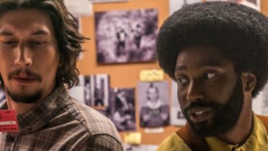 blackkklansman review Adam Driver John David Washington