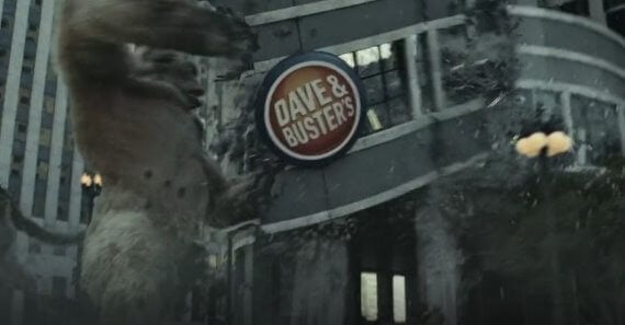 rampage dave busters product placement