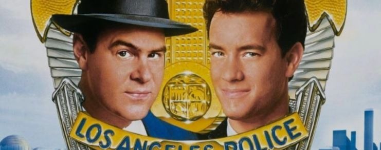 Dan Aykroyd, Tom Hanks in Dragnet