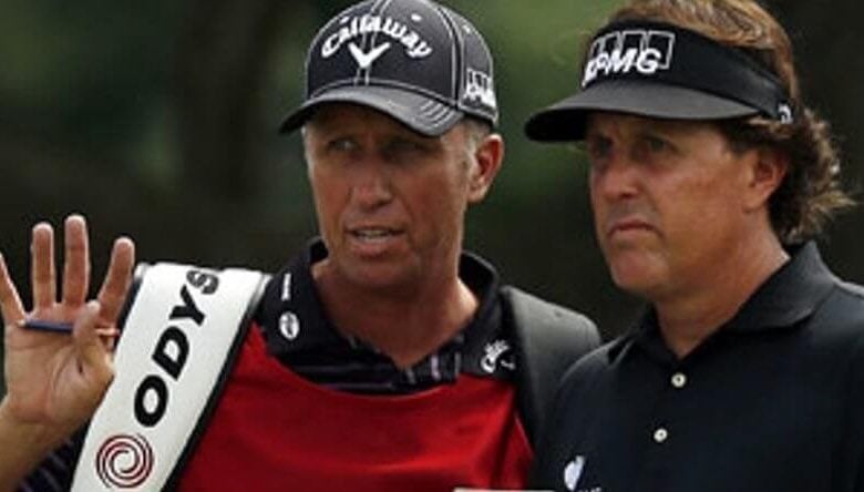 Caddies for Phil Mickelson