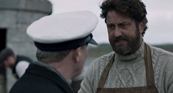 Gerard Butler wearing a hat in The Vanishing