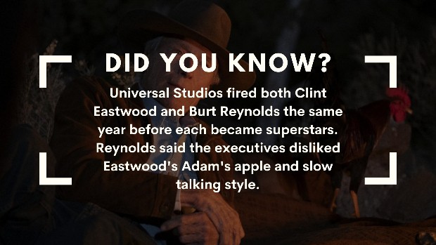 Clint Eastwood trivia fired from Universal 