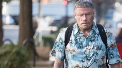 THE FANATIC John Travolta mullet