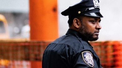 monochrome documentary police officers