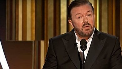 ricky gervais golden globes 2020