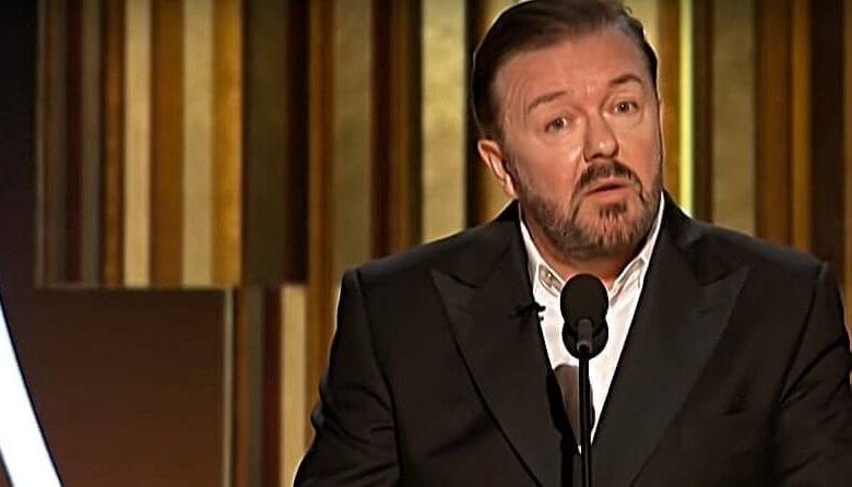 ricky gervais golden globes 2020