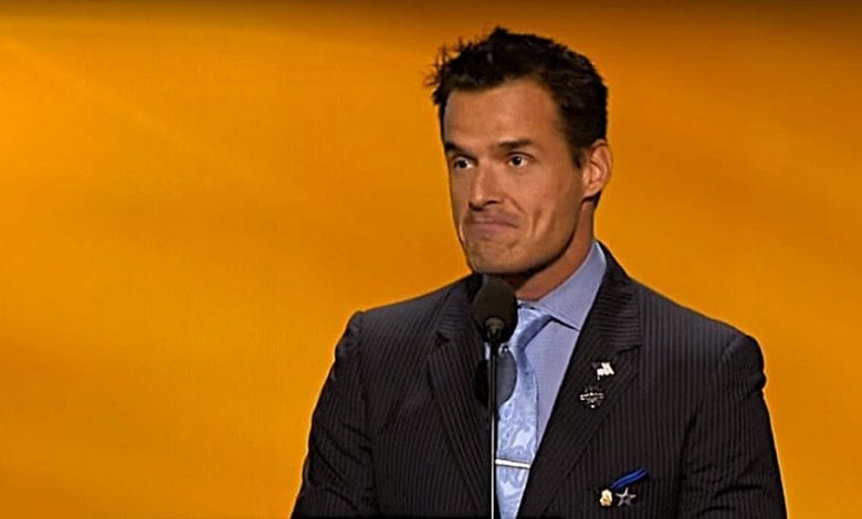 Antonio Sabato Jr. wearing a suit and tie