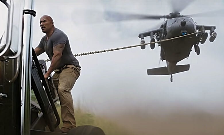 best helicopter scenes hobbs shaw