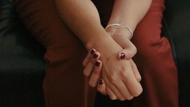 A close up of hands