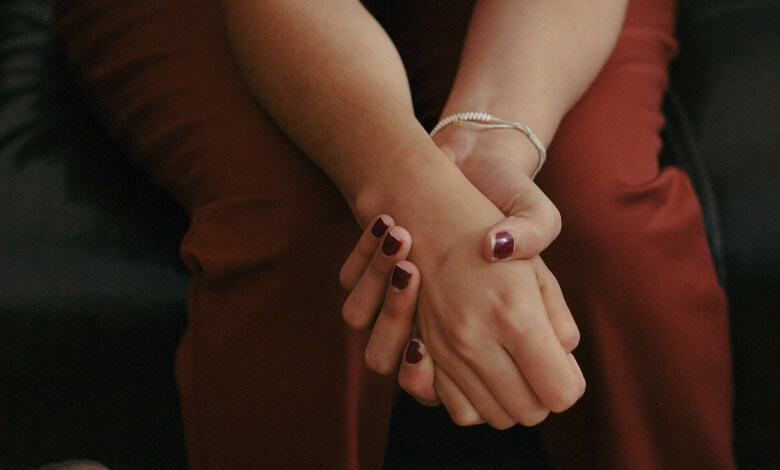 A close up of hands