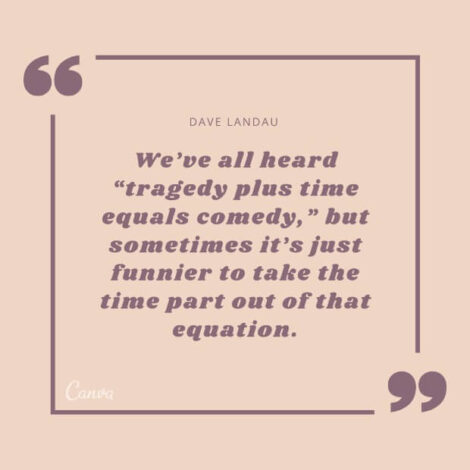 dave landau quote