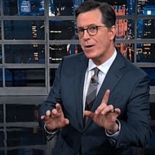 stephen colbert mocks lockdown protestors