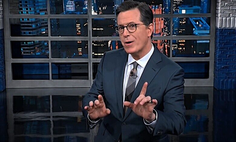 stephen colbert mocks lockdown protestors