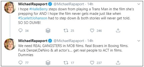 michael rapaport casting tweets 