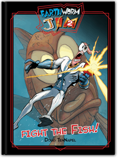 earthworm jim fight the fish