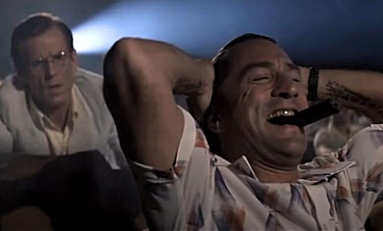 cape fear de niro smoking laughing