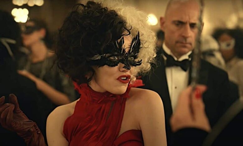 Cruella movie review Emma Stone Mark Strong