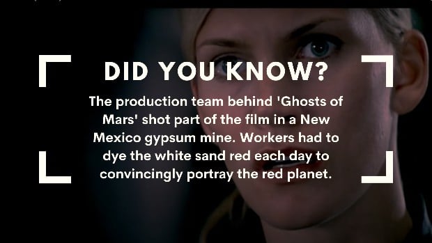 Ghosts of Mars facts 