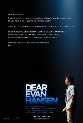 dear evan hansen movie poster 