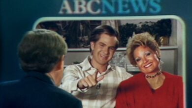 Eyes of Tammy Faye review Andrew Garfield Jessica Chasten Ted Koppel