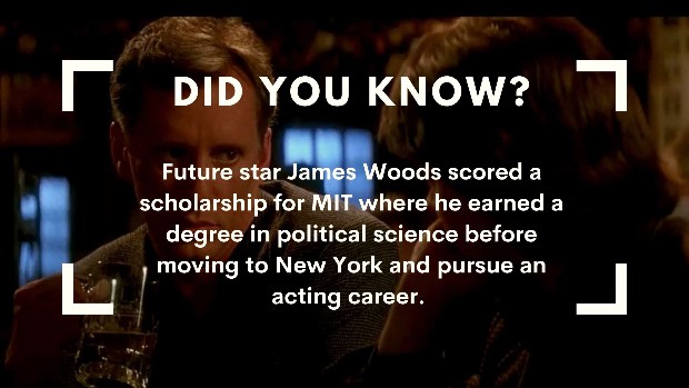 James Woods trivia MIT political science