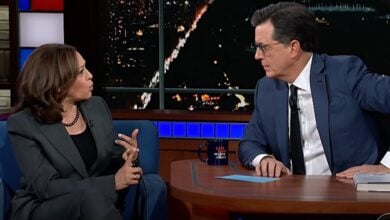 kamala Harris comedians word salad