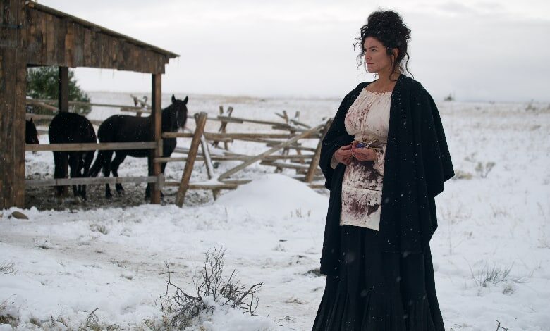 Gina Carano terror on the prairie Montana shoot