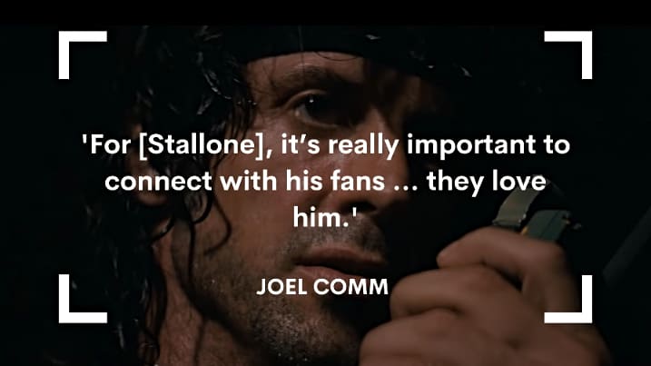 Joel Comm on Sylvester Stallone-