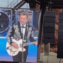 Chris Isaak red rocks concert review
