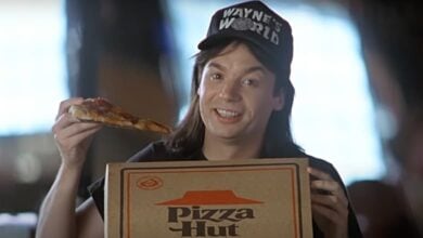 Wayne's world review mike Myers Pizza Hut