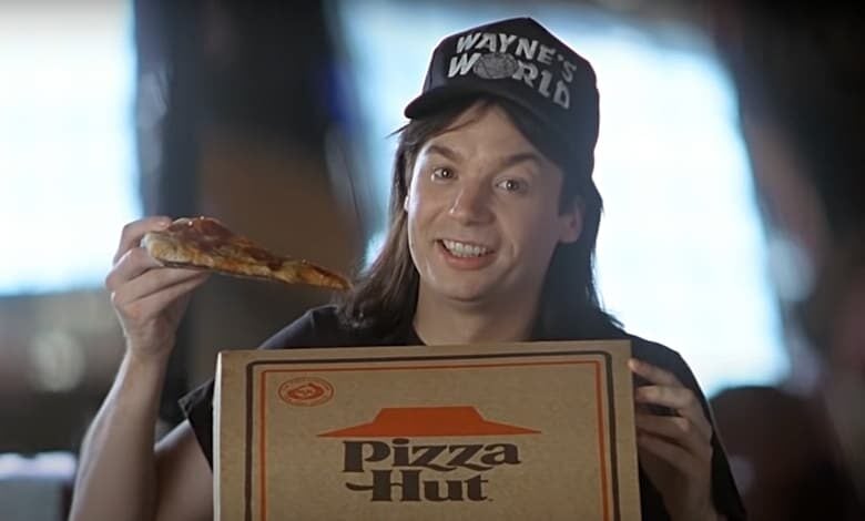 Wayne's world review mike Myers Pizza Hut