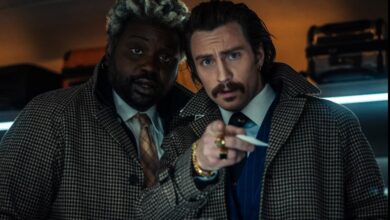 bullet train review Brian Tyree Henry Aaron Taylor-Johnson