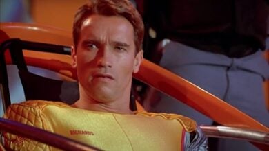 running man Arnold Schwarzenegger