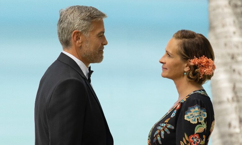 George Clooney ticket to paradise trump talk
