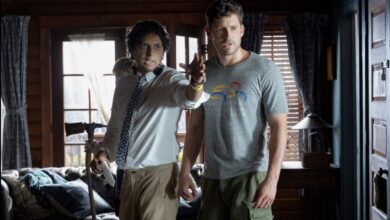 director m. Night Shyamalan Knock at the Cabin set