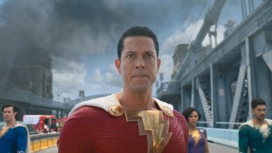 shazam fury of the gods review Zachary Levi bridge