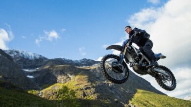 Mission Impossible Dead Reckoning Part One review tom Cruise motorcycle jump