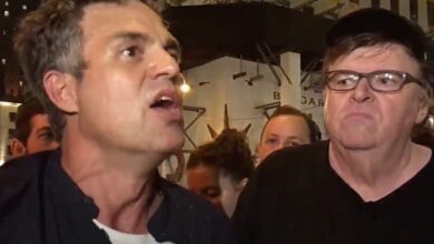 Mark Ruffalo protest