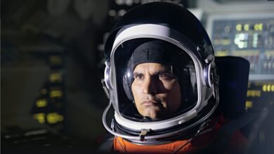 million miles away review Michael Pena space suit