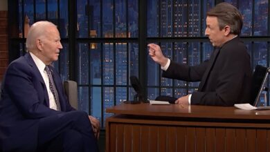 Late Night Seth Meyers Biden