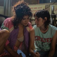 Katy O'Brian and Kristen Stewart love lies bleeding