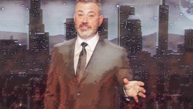 Jimmy Kimmel clapter Trump