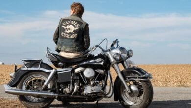 The Bikeriders review Austin Butler motorcycle jacket